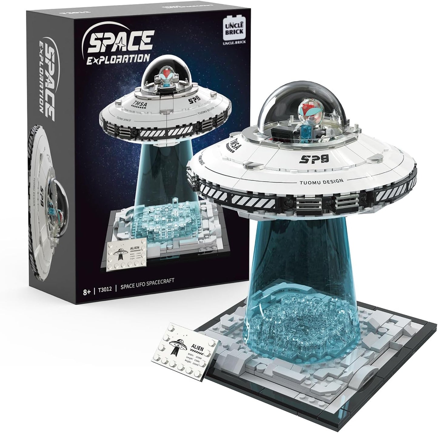 🛸 Out of This World! LED-Ready UFO Galactic Spaceship Kit ✨