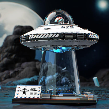 🛸 Out of This World! LED-Ready UFO Galactic Spaceship Kit ✨