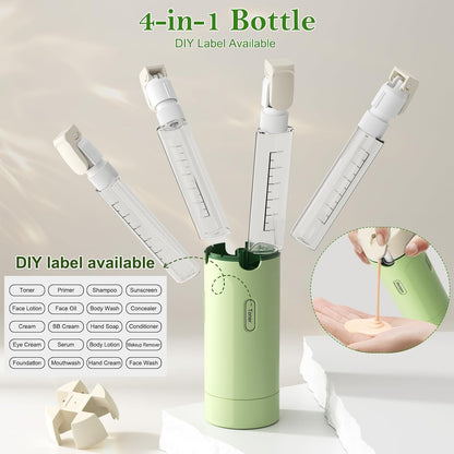 🔥 Upgrade Your Travel Gear! 4-in-1 Compact Travel Dispenser – 50% OFF Limited Deal