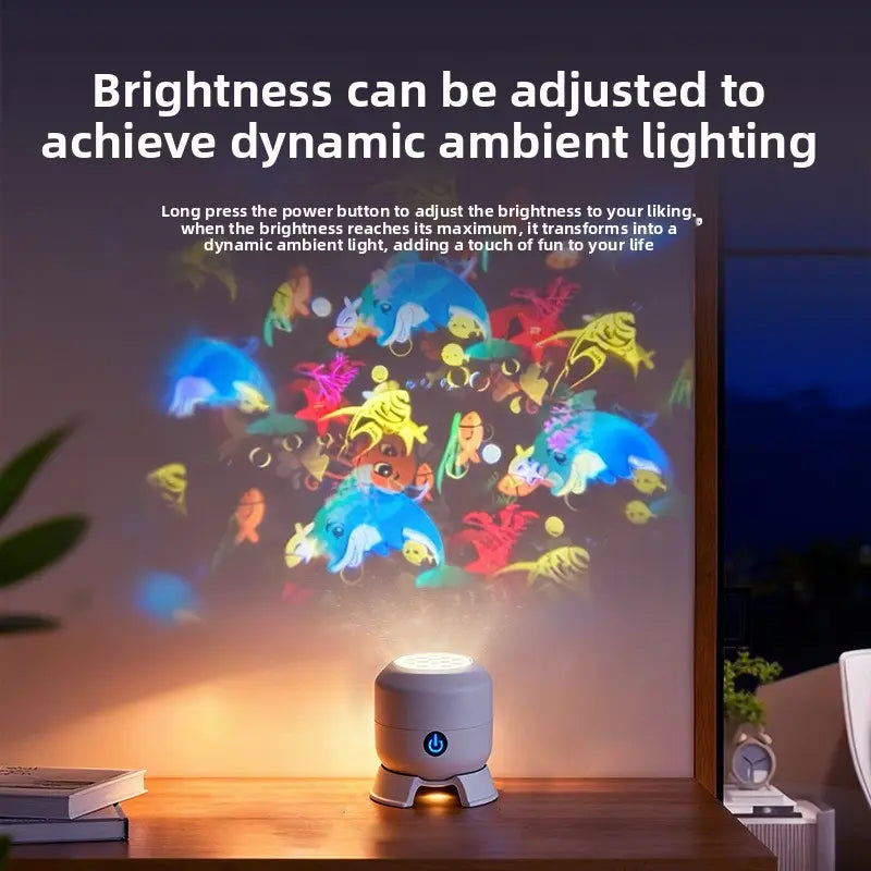 Avasoma® Rotating LED Pattern Projection Desk Lamp