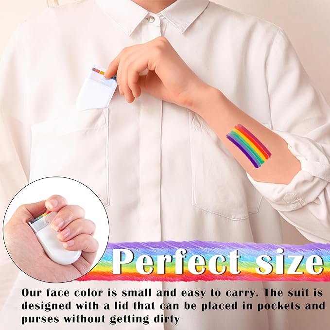 🏳‍🌈BUY 1 GET 1 FREE😍Rainbow Face Body Paint