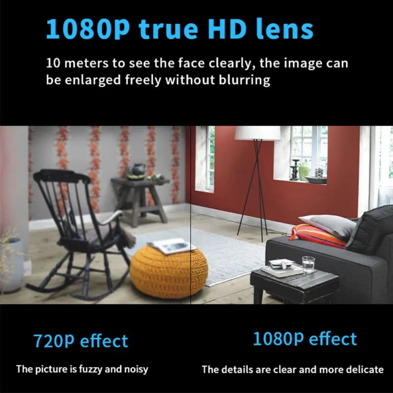 📸Mini Camera 1080P HD - Night Vision Included