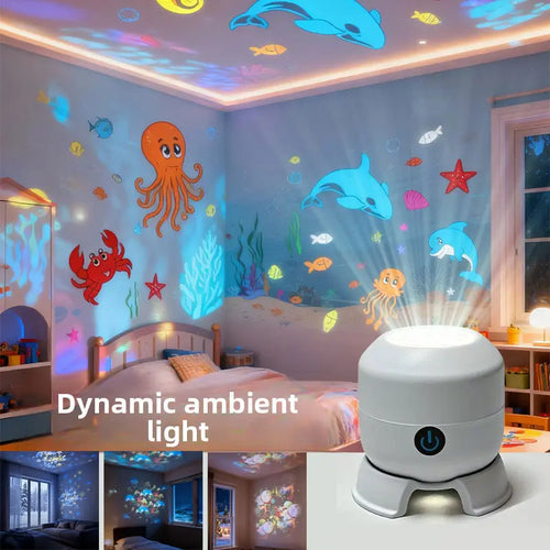 Avasoma® Rotating LED Pattern Projection Desk Lamp