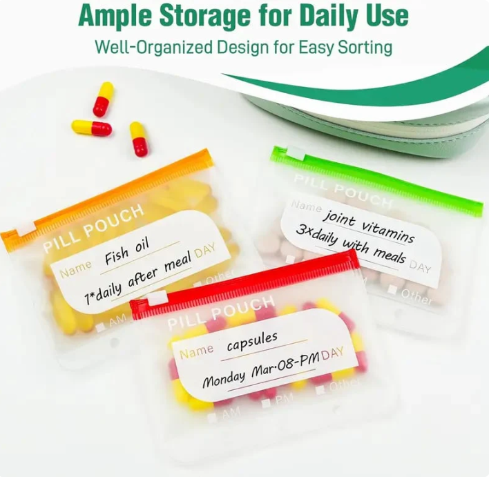 Avasoma® 🏆Flash Sale⚡ 50K+ SOLD! Waterproof Pill Pouch Set-14Pcs Bags Inside