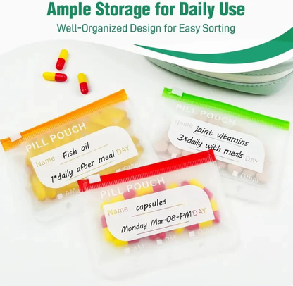 Avasoma® 🏆Flash Sale⚡ 50K+ SOLD! Waterproof Pill Pouch Set-14Pcs Bags Inside