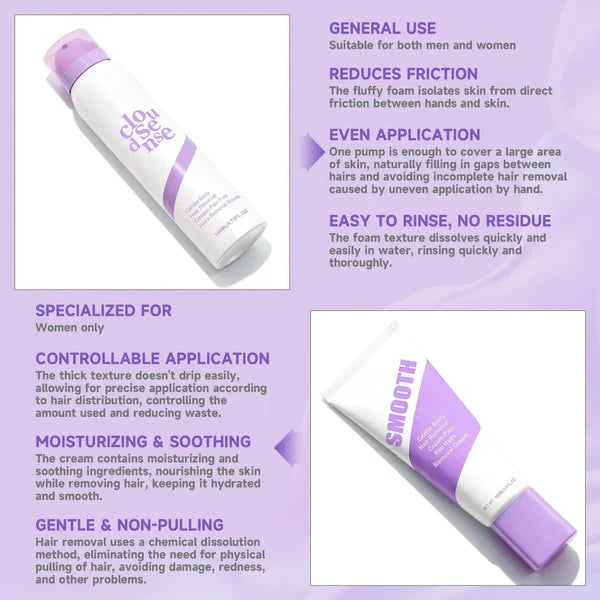 Avasoma® Bikini Pain-Free Hair Removal Cream for Sensitive Skin, Hypoallergenic Formula
