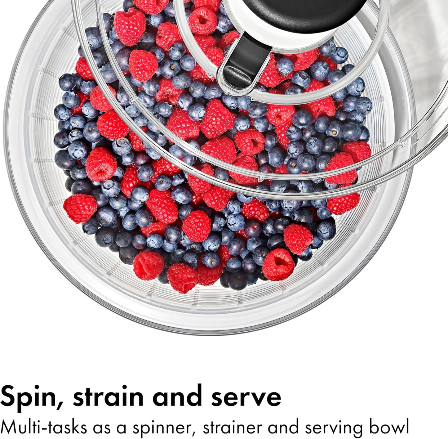 Avasoma® Large Capacity Salad Spinner & Produce Washer – Multi-Use Vegetable Cleaning Bowl with Strainer