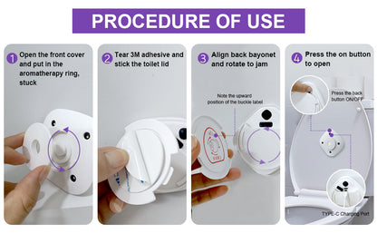 Avasoma®| Smart USB-Rechargeable UV-C Deep Sanitization Toilet Steriliser🚽