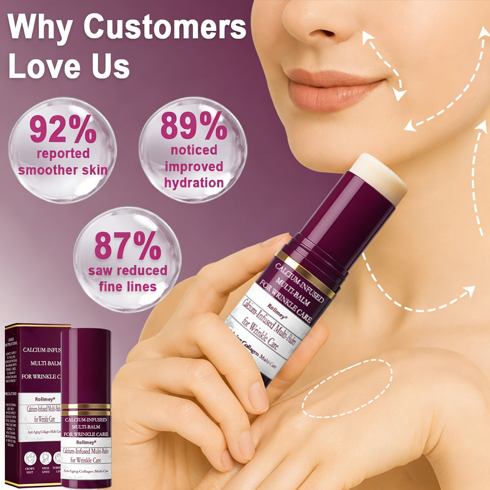 #1 Bestselling🏆--Rolimey® Calcium Multi Balm🗽Anti-Aging & Firming Skincare Stick🔥- Last Day Promotion 50% OFF