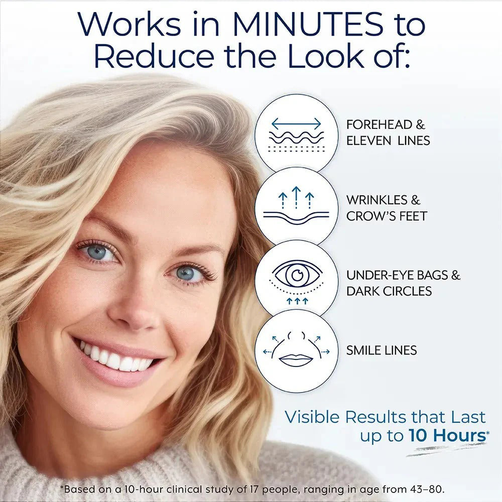 Avasoma® Rapid Reduction Eye Serum - Anti Aging Wrinkle Remover for Face, Scientific formula for easy absorption without greasiness
