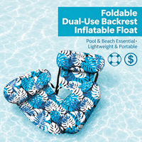 Green Leaf Print Float