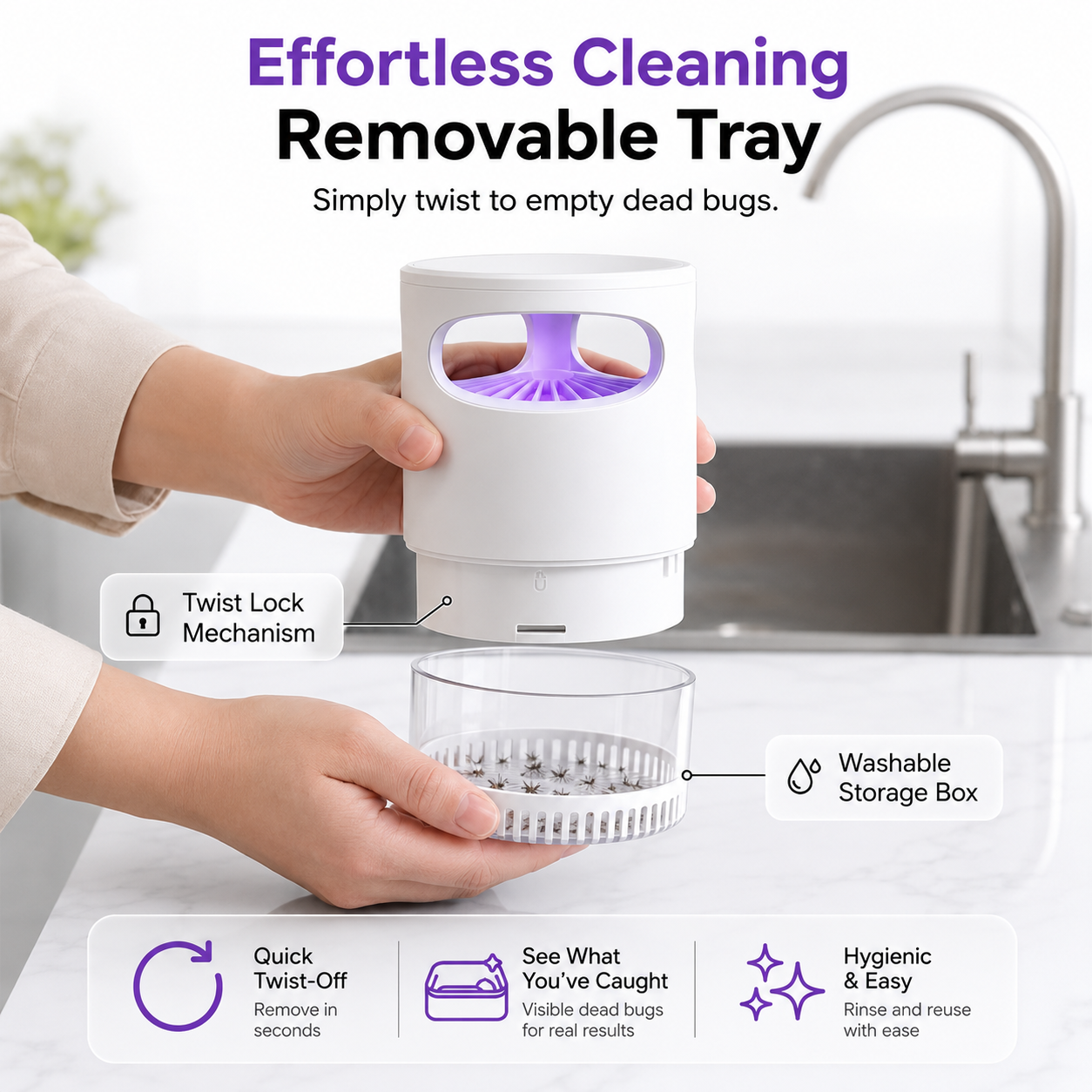 🌙SAVE 50% NOW🔥Avasoma® Quiet UV Mosquito Trap – Chemical-Free & Safe for Kids & Pets🦟