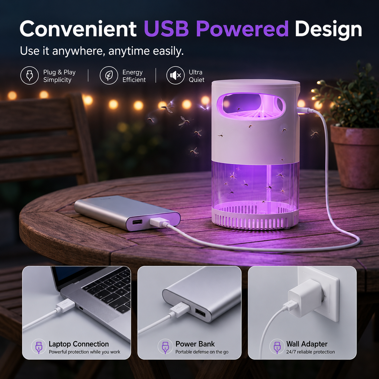 🌙SAVE 50% NOW🔥Avasoma® Quiet UV Mosquito Trap – Chemical-Free & Safe for Kids & Pets🦟