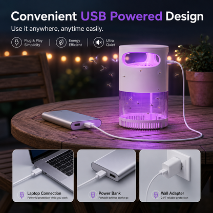 🌙SAVE 50% NOW🔥Avasoma® Quiet UV Mosquito Trap – Chemical-Free & Safe for Kids & Pets🦟