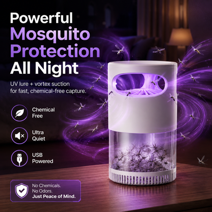 🌙SAVE 50% NOW🔥Avasoma® Quiet UV Mosquito Trap – Chemical-Free & Safe for Kids & Pets🦟
