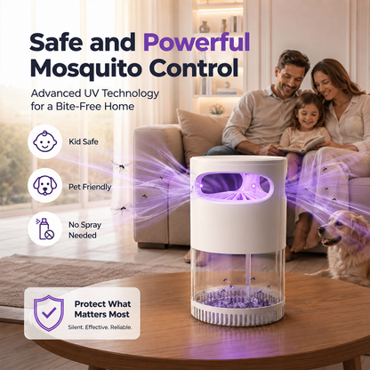 🌙SAVE 50% NOW🔥Avasoma® Quiet UV Mosquito Trap – Chemical-Free & Safe for Kids & Pets🦟