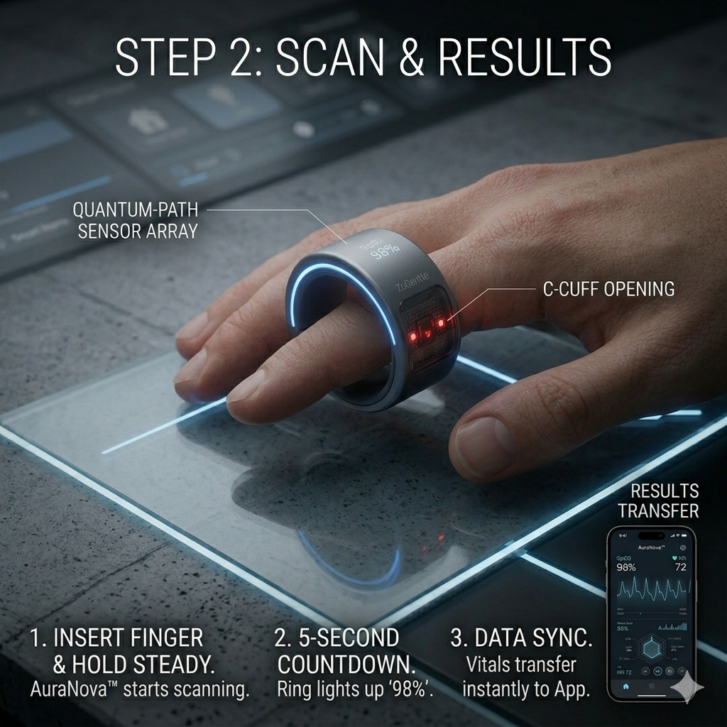 🎉70% OFF Launch Deal🔥  Non-Invasive Smart Ring