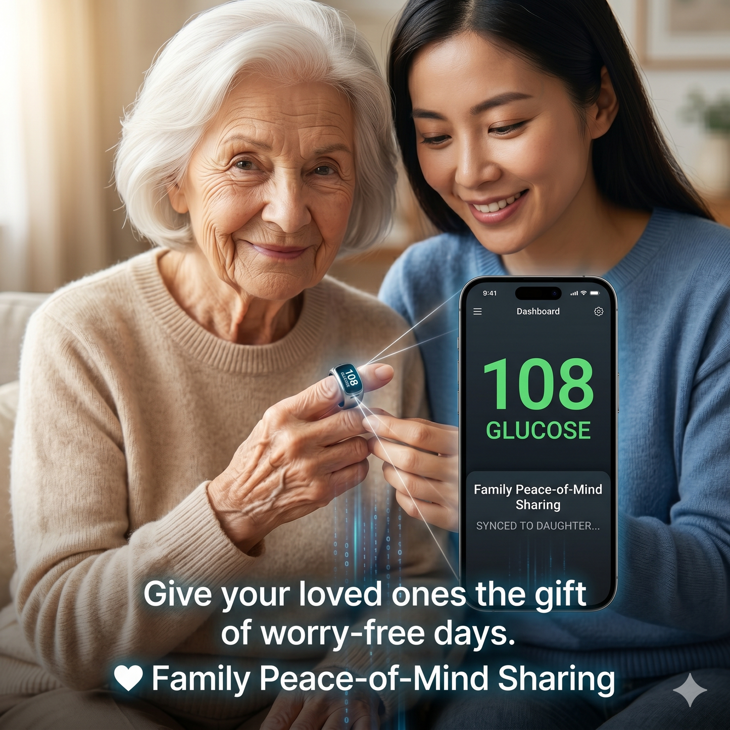 🎉70% OFF Launch Deal🔥  Non-Invasive Smart Ring