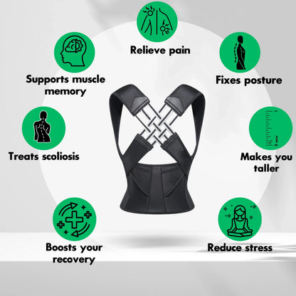 🧍‍♂️Avasoma® |🗽Professional Posture Corrector.Discreetly invisible under clothes for lasting spinal health. Start standing better!