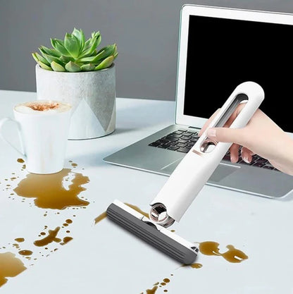 Avasoma® Portable Mini Squeeze Mop - Absorbent Cleaning Tool for Furniture & Windows
