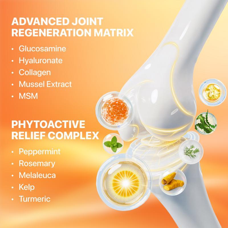 ⚡Patented Joint Pain Relief Gel:Rapid Joint & Muscle Pain Relief Cream with 5-Minute Absorption