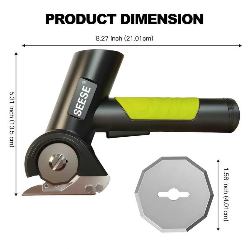 Cordless Rechargeable Electric Scissors,Cut Cardboard, Fabric & Carpet—With Less Hand Strain