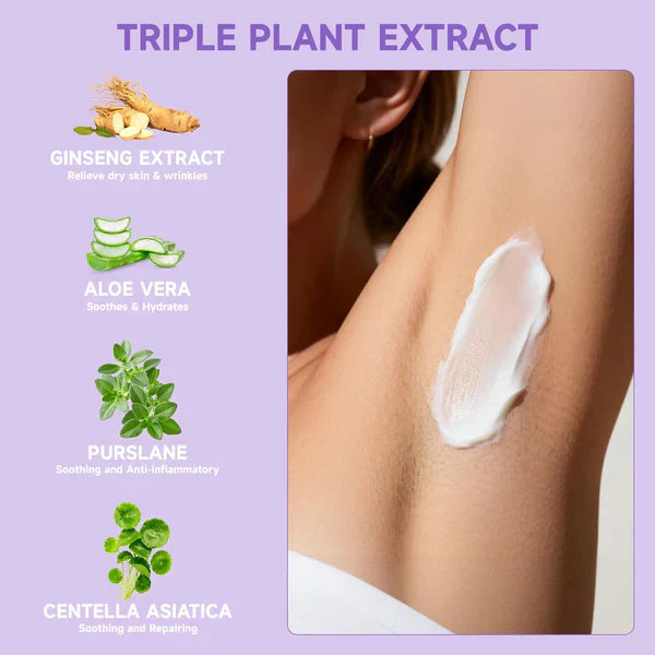 Avasoma® Bikini Pain-Free Hair Removal Cream for Sensitive Skin, Hypoallergenic Formula