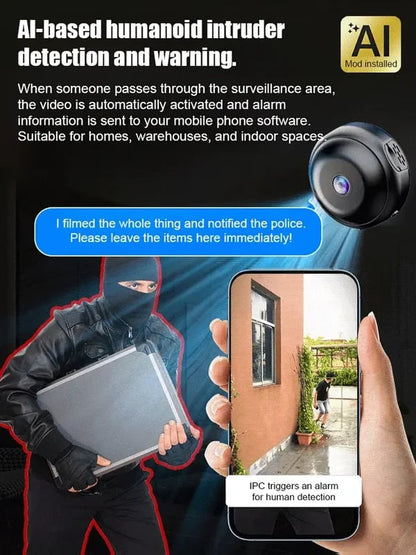 📸Mini Camera 1080P HD - Night Vision Included