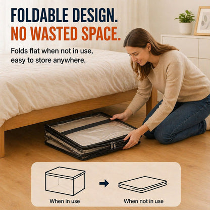 🗽🎁LAST DAY 50% OFF ✨📦lovyanocosh® Large Heavy-Duty Thick Plastic Clear Storage