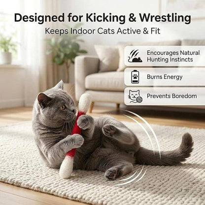 Giant Q-Tip Cat Toys with Catnip