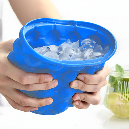 Avasoma®| Portable Rapid-Freeze Silicone Ice Bucket: The Ultimate Party Essential for Chilled Drinks Anytime, Anywhere 🌊
