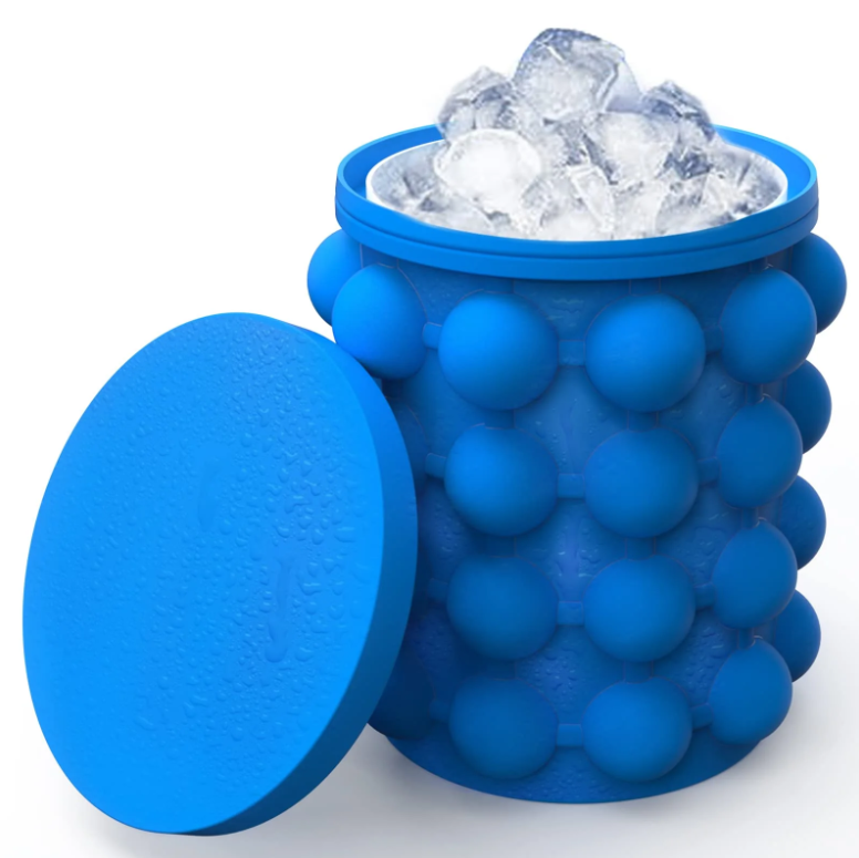 Avasoma®| Portable Rapid-Freeze Silicone Ice Bucket: The Ultimate Party Essential for Chilled Drinks Anytime, Anywhere 🌊