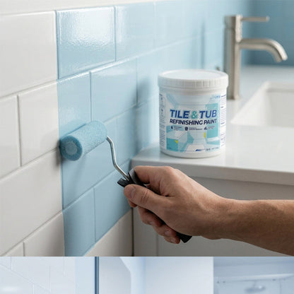 🥳2026 HOT SALE🥳💞50K+ SOLD!⚡Premium Tile & Tub Refinishing Paint Kit