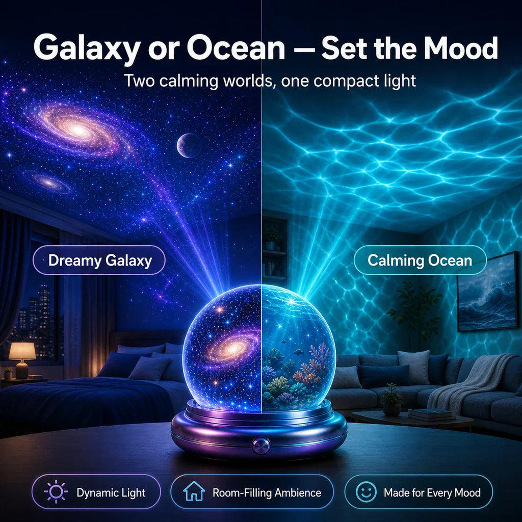 🔮Night Light Projector - Smart Holographic Star Projector🗽❤️❤️❤️